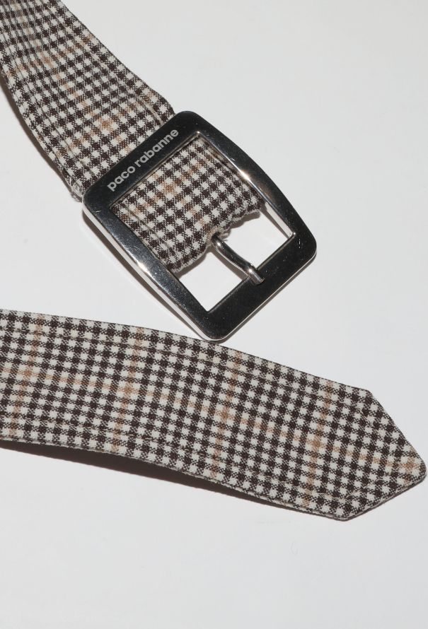 Paco Rabanne S/S 2019 Checkered Trench Coat - 9