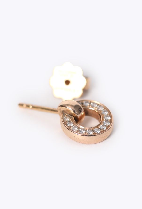 Modern Fine Jewelry Boodles Roulette 18K Rose Gold & Diamond Flip Earrings - 7