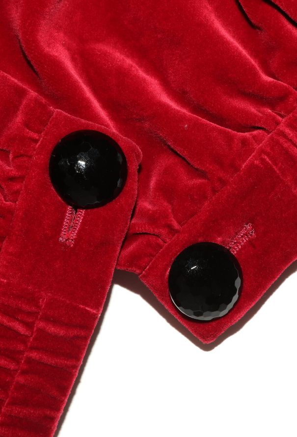 Saint Laurent F/W 1991 Pleated Velvet Culottes - 7 Saint Laurent F/W 1991 Pleated Velvet Culottes - 7