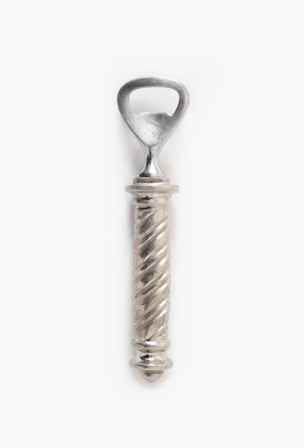 Dior '70s Silver Twisted Bottle Opener - 1