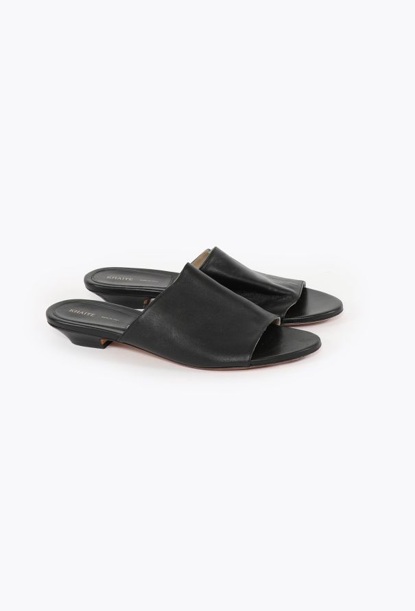 Khaite 2023 Marion Leather Sandals - 3
