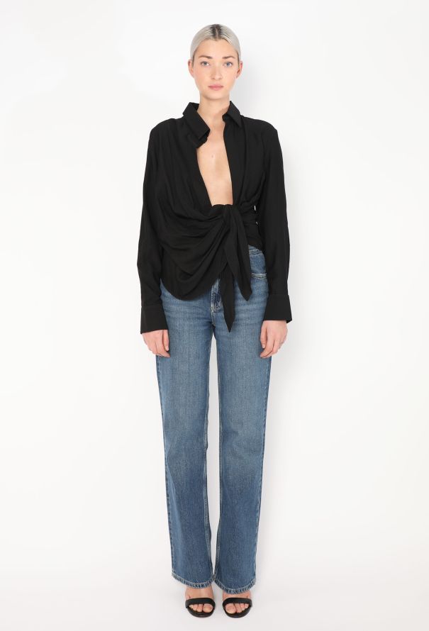 Jacquemus 2022 Draped Wrap Top - 2