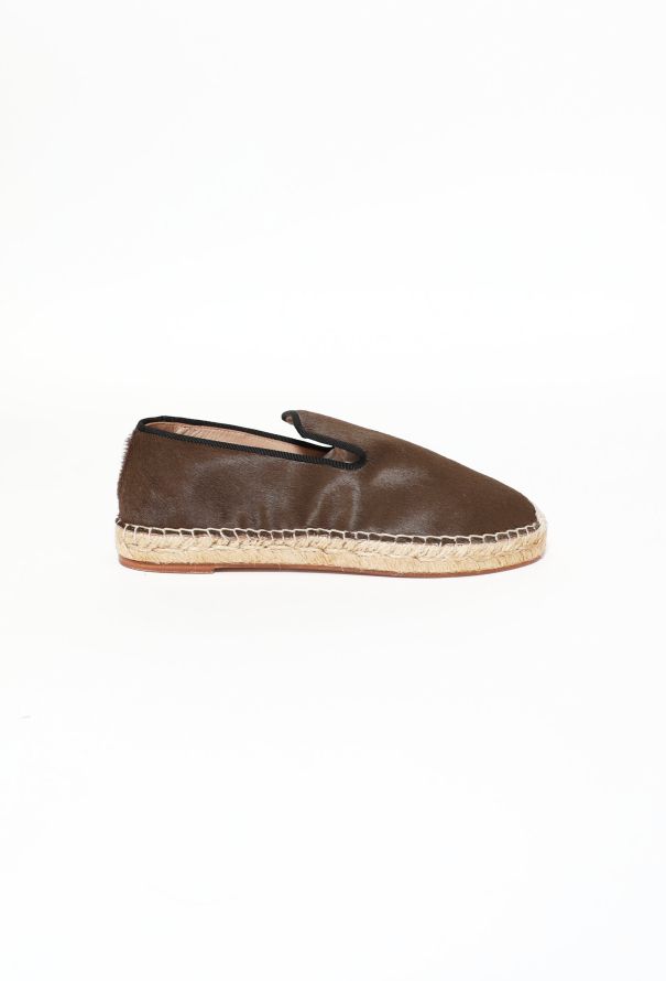 Leather espadrilles Louis Vuitton Brown size 38 EU in Leather