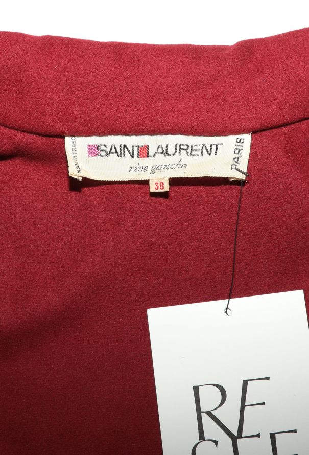 Saint Laurent RARE 1971 Notched Felted Cape - 6