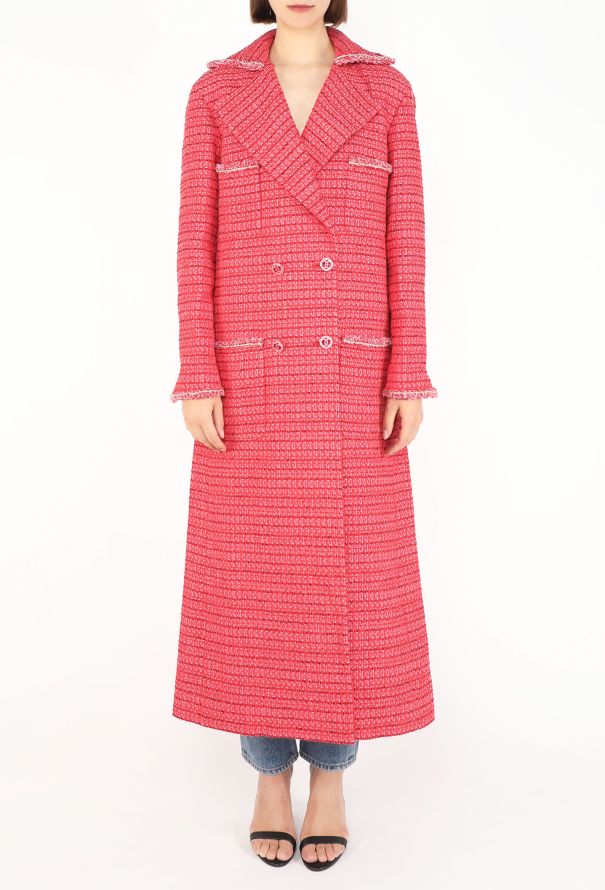 Chanel 2020 Iridescent Tweed 'CC' Coat - 3