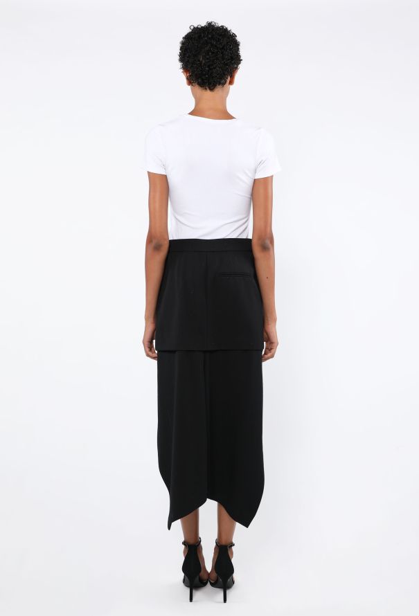 Alexander McQueen Wool Asymmetrical Skirt, 2022 - 4
