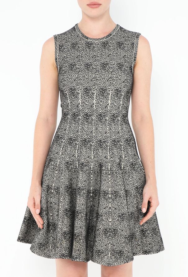 Alaïa 2013 Dotted Bouclé Skater Dress - 2