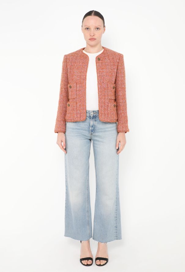 Chanel 1997 Gilded 'CC' Bouclé Jacket - 2