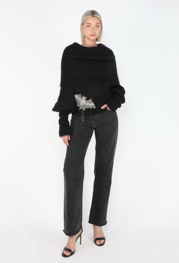 Chloé Merino Bat-Embellished Sweater, 2001 - 2