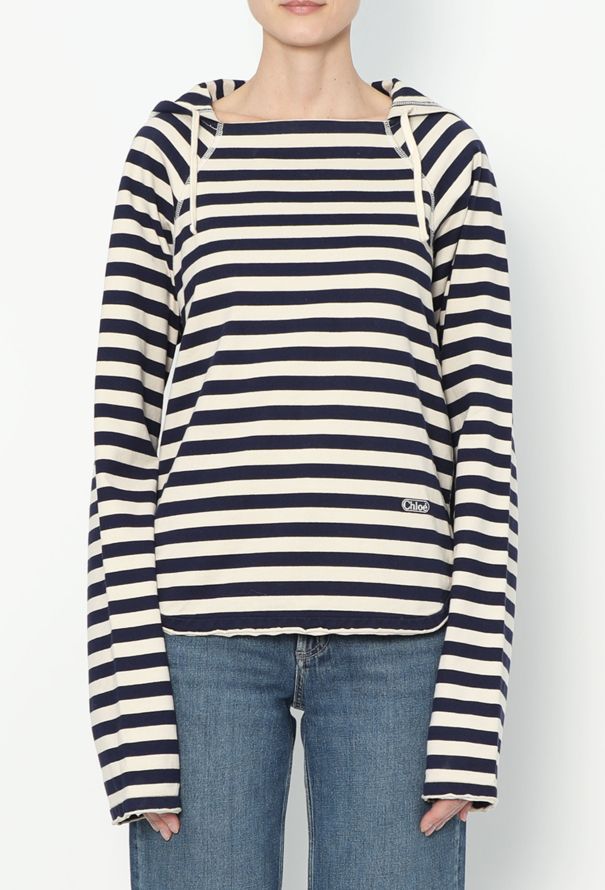 Chloé Marinière Cotton Hoodie - 1