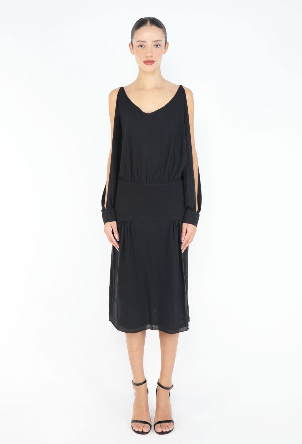 Balenciaga Rare S/S 2000 Layered Batwing Dress - 2