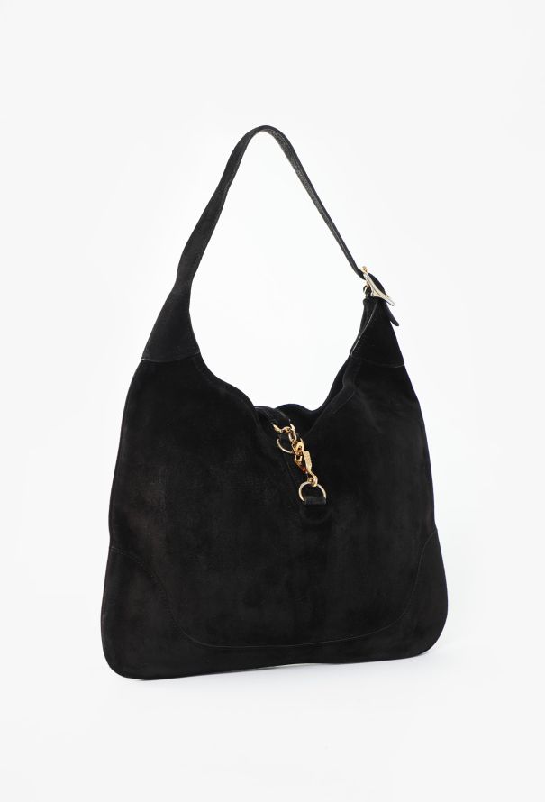 Hermès Vintage Black Veau Doblis Trim Bag - 2