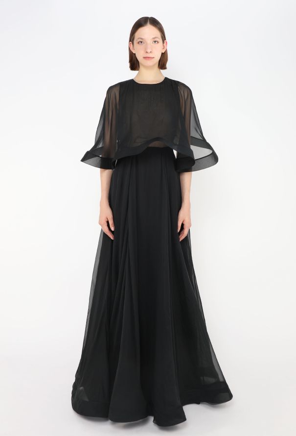 Valentino Couture Spring 2010 Silk Cape Gown - 2