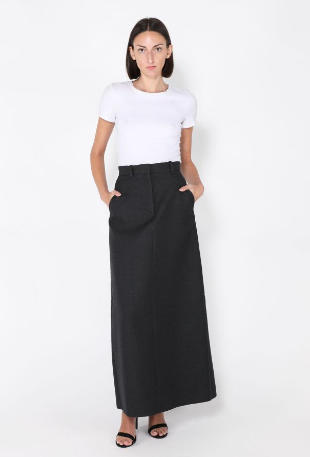 The Row Roux Wool Column Skirt, 2024 - 1