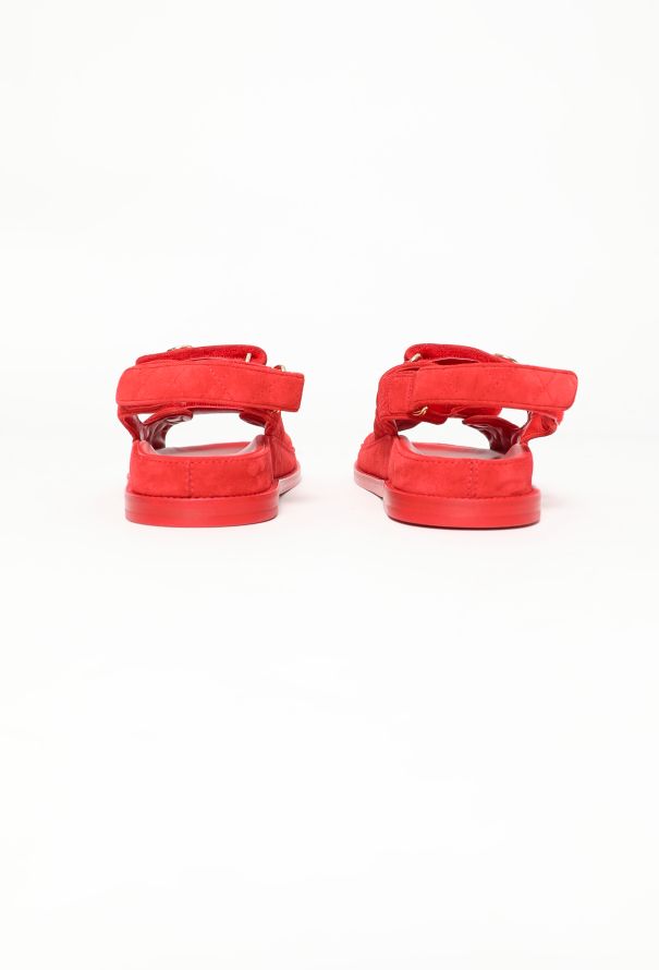 Chanel 2022 Suede 'CC' Dad Sandals - 5 Chanel 2022 Suede 'CC' Dad Sandals - 5