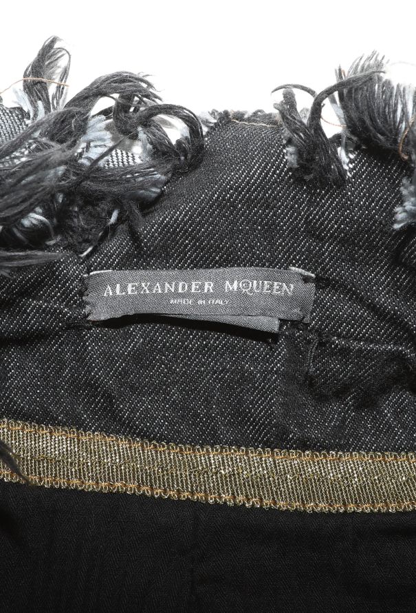 Alexander McQueen RARE S/S 2003 ‘Irere’ Frayed Stay Vest - 7