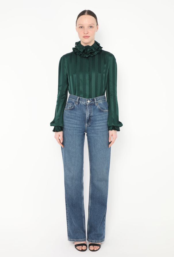 Saint Laurent Pre-Fall 2020 Ruffled Silk Blouse - 3 Saint Laurent Pre-Fall 2020 Ruffled Silk Blouse - 3