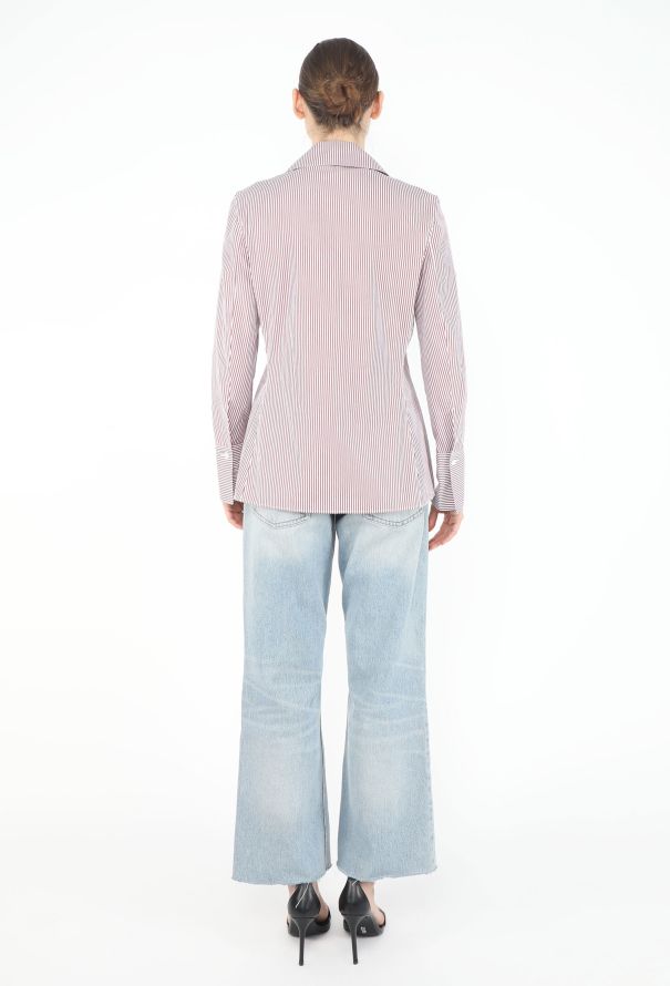 The Row 2022 Peg Striped Shirt - 5