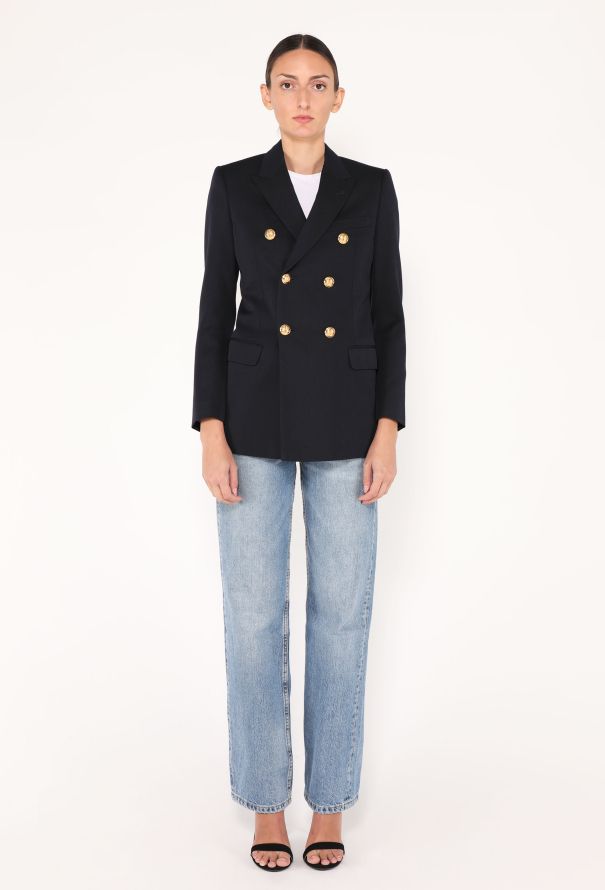 Céline S/S 2020 Tailored Naval Blazer - 3