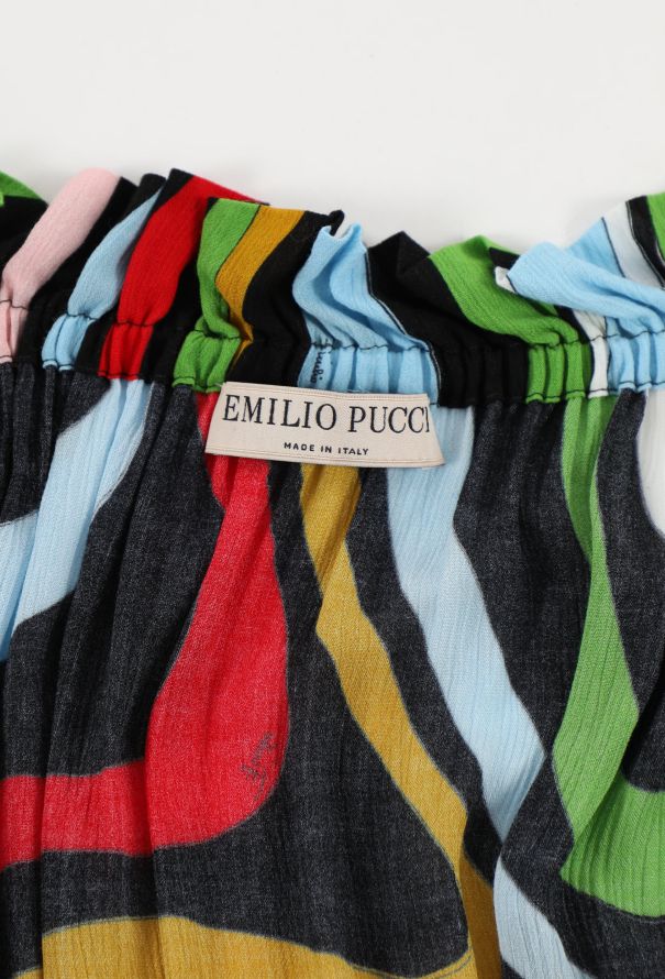 Emilio Pucci Abstract Marmo Silk Blouse - 7