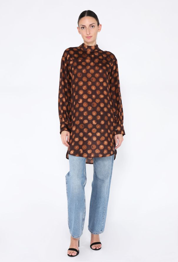 Dries Van Noten 2024 Corso Silk Printed Top - 3