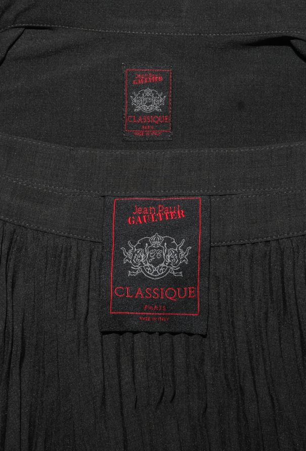 Jean Paul Gaultier Pleated Skirt Ensemble, 2000s - 7