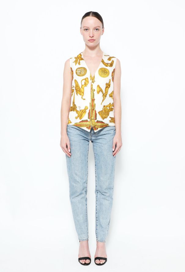 全てのアイテム 90s 'Les Parures du Vent' Silk Vest | Authentic & Vintage トップス