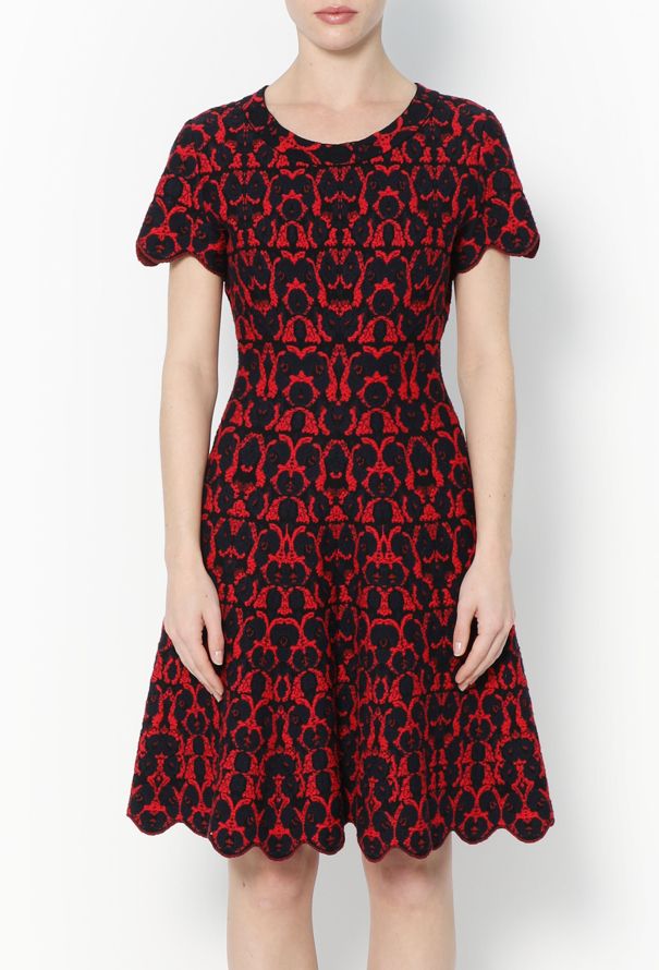 Alaïa Flared Jacquard Dress - 2