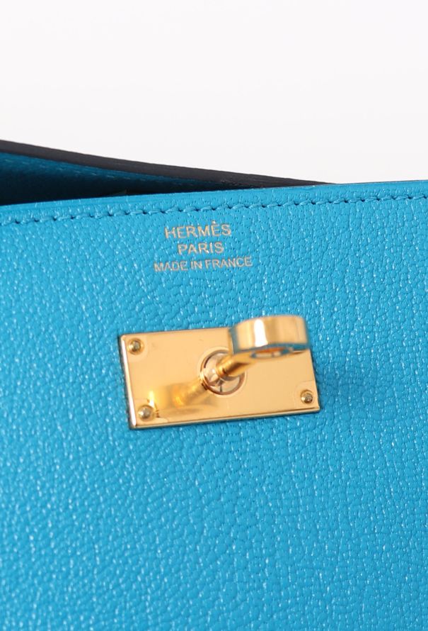 Hermès 2021 Bleu Frida Mysore Kelly To Go - 12 Hermès 2021 Bleu Frida Mysore Kelly To Go - 12