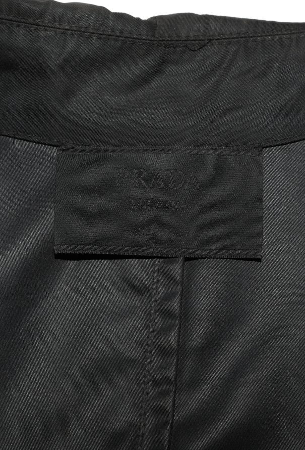 Prada '90s Nylon Belted Trench Coat - 7