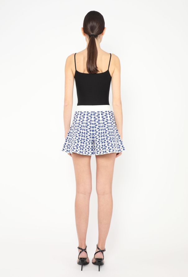 Alexander McQueen Flared Jacquard Shorts - 4 Alexander McQueen Flared Jacquard Shorts - 4