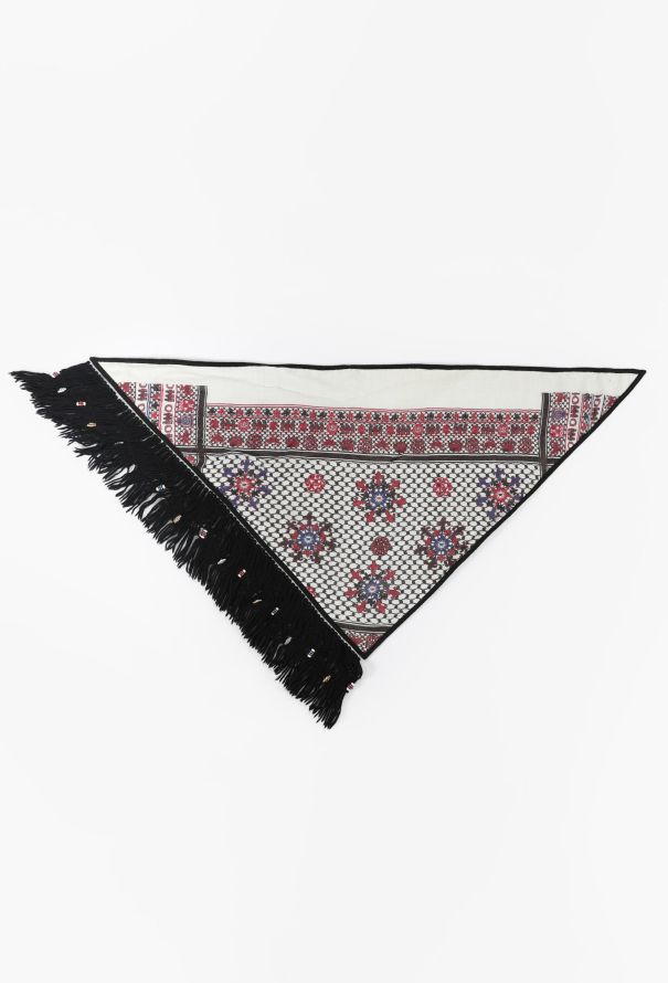 Balenciaga F/W 2007 Beaded Fringe Scarf - 3