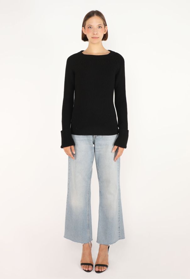The Row Wool Ribbed Knit Jumper - 2
