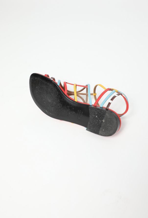 Hermès Colorblock Strap Sandals - 6 Hermès Colorblock Strap Sandals - 6