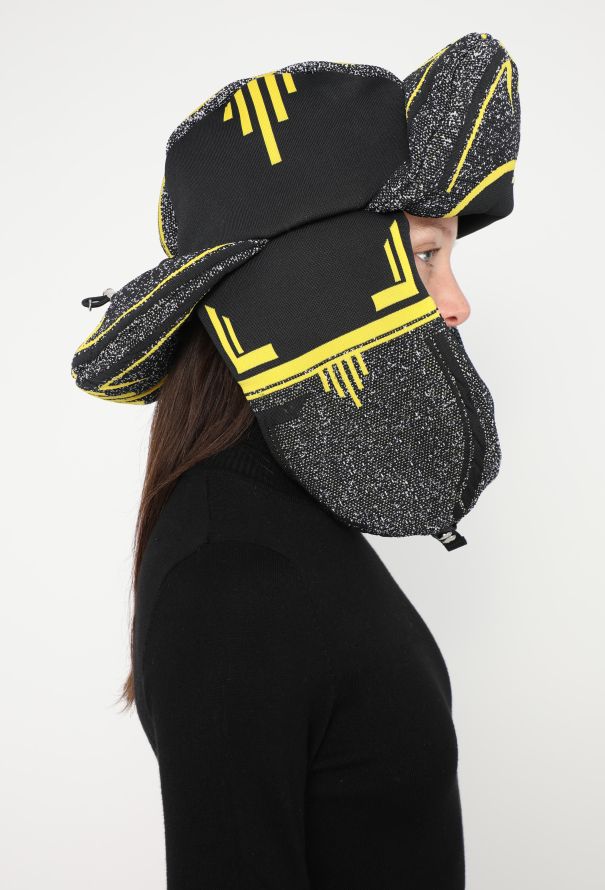 Prada S/S 2019 Abstract Ski Hat - 3 Prada S/S 2019 Abstract Ski Hat - 3