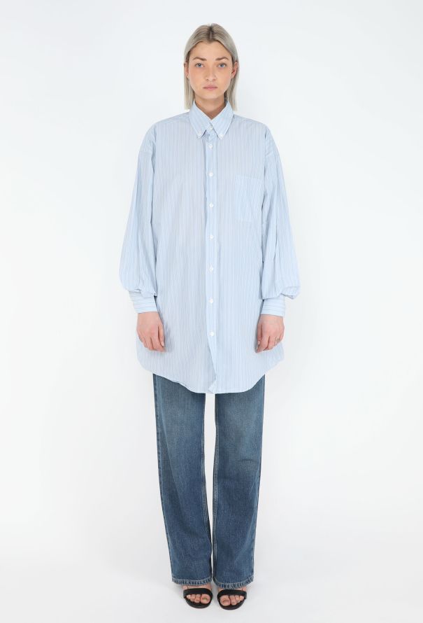 Maison Margiela Oversized Pinstripe Shirt - 3