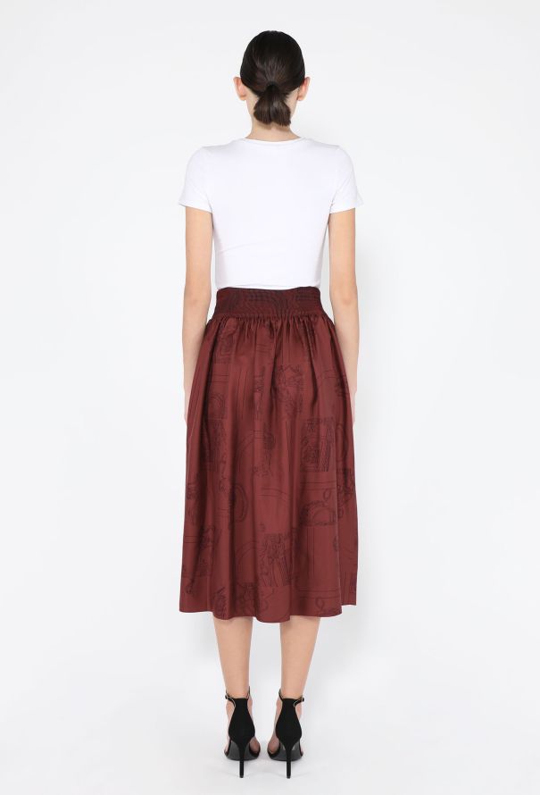 Hermès Silk En Désordre Finesse Skirt, 2024 - 4