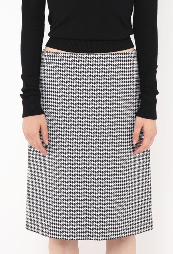 Balenciaga S/S 2018 Houndstooth Skirt - 3 Balenciaga S/S 2018 Houndstooth Skirt - 3