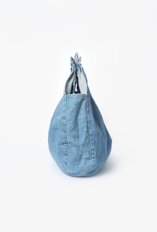 Maison Margiela 2004 Denim Large Hobo Bag - 3