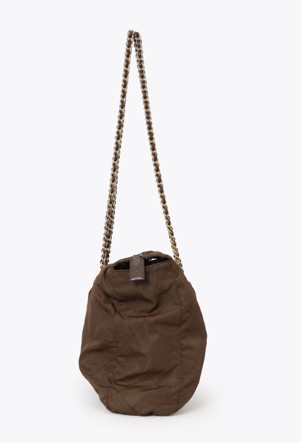 Prada 1995 Quilted Nylon Shoulder Bag - 4