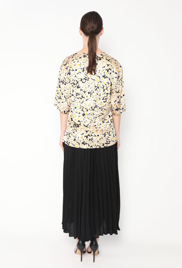 Céline S/S 2015 Floral Silk Blouse - 5 Céline S/S 2015 Floral Silk Blouse - 5