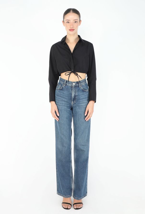 Alaïa Cropped Cotton Shirt, S/S 2009 - 3
