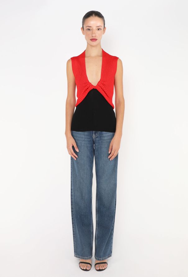 Jean Paul Gaultier '90s Ribbed Knit Top - 2