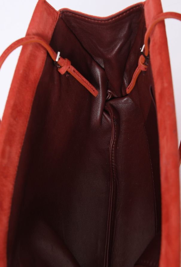 The Row 2024 Brick Suede Small Abby Bag - 12 The Row 2024 Brick Suede Small Abby Bag - 12