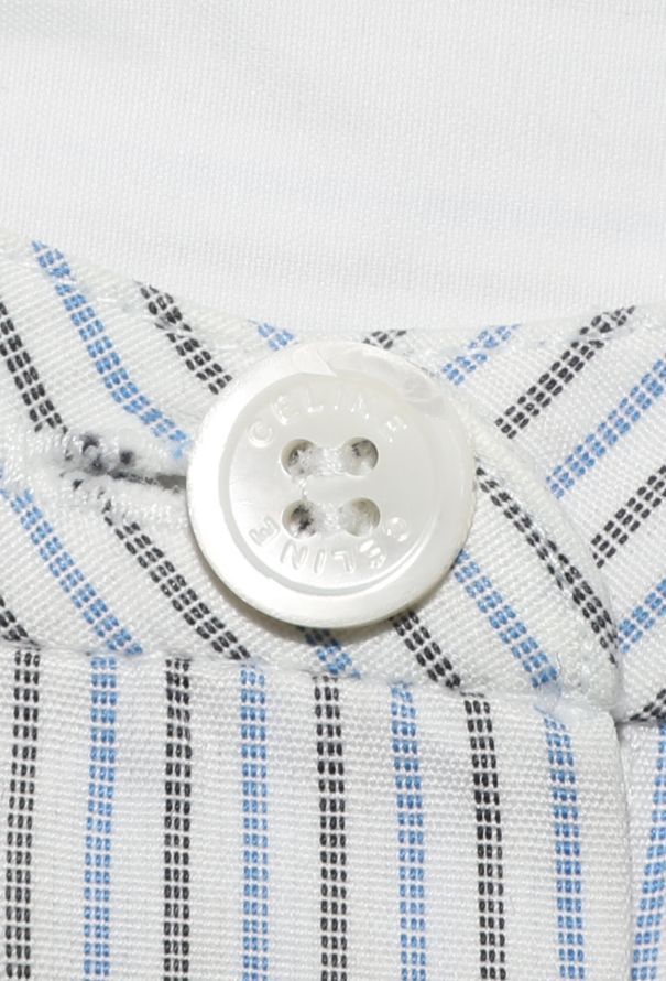 Céline Classic Pinstripe Bib Tunic - 5