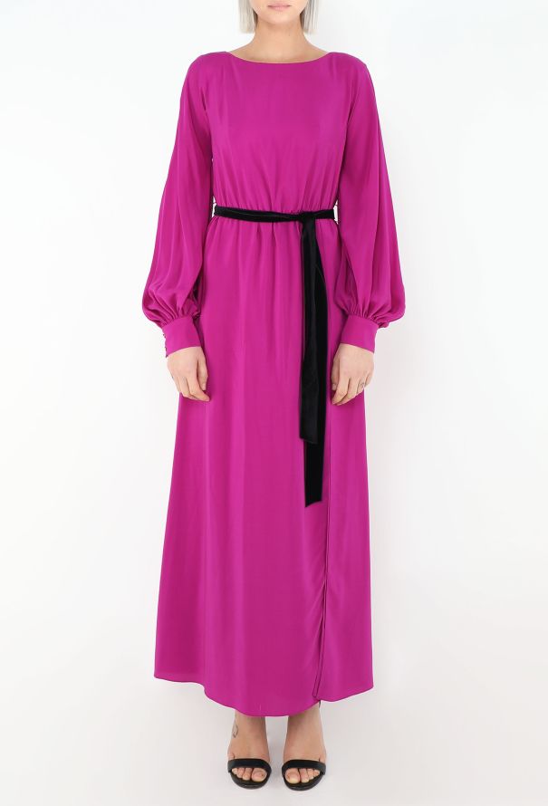 Gucci 2022 Silk Slit Maxi Dress - 2