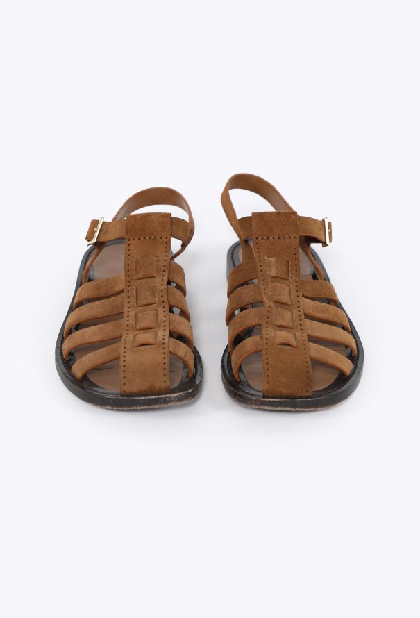 The Row 2024 Pablo Suede Fisherman Sandals - 2
