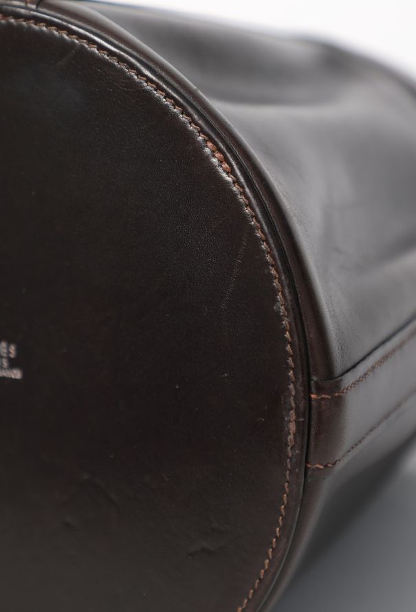 Hermès Rare Vintage Chocolat Box Farming Bag - 10