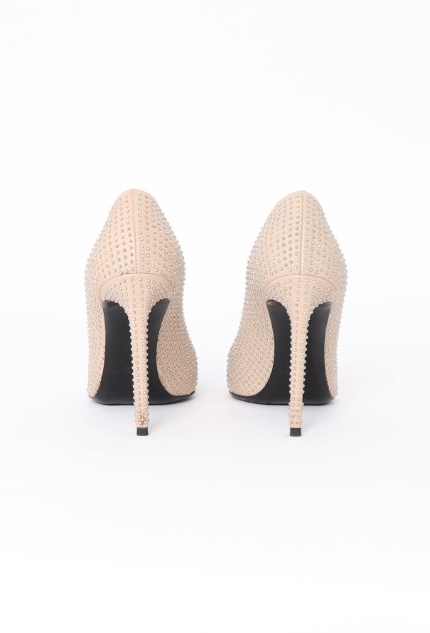 Saint Laurent Studded Leather Stilettos - 4
