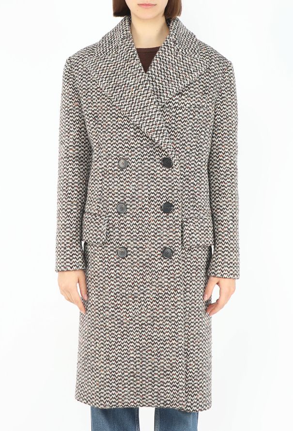 Miu Miu F/W 2023 Oversized Harris Tweed Coat - 4